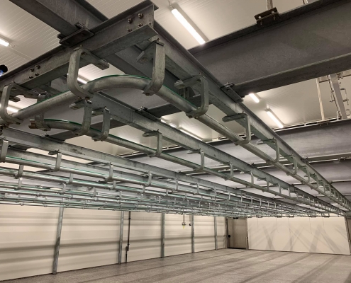 buisbaan met inlage systeem