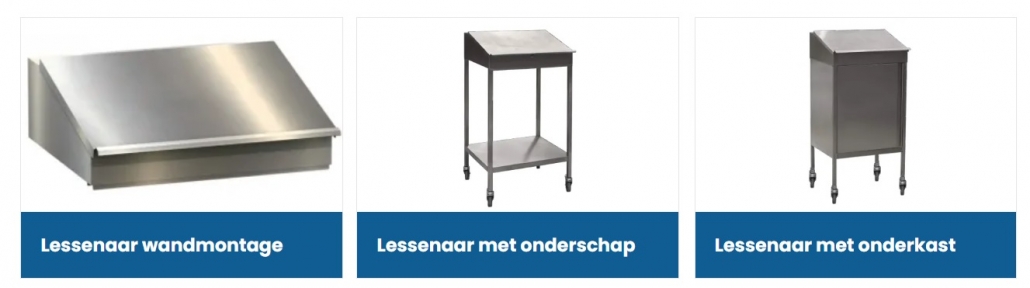 rvs lessenaars webshop